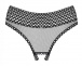 Obsessive - Strapelie Crotchless Panties - Black - S/M photo-7