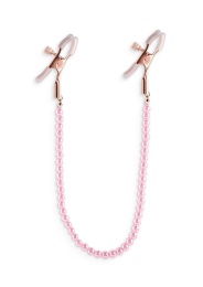 NS Novelties - Bound DC1 Nipple Chain Clamps - Pink photo
