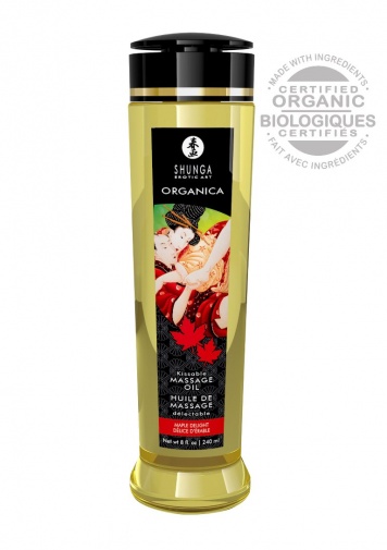 Shunga - 有機可食用按摩油 楓葉味 - 240ml 照片