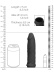 RealRock - 6吋陰莖套 - 黑色 照片-10