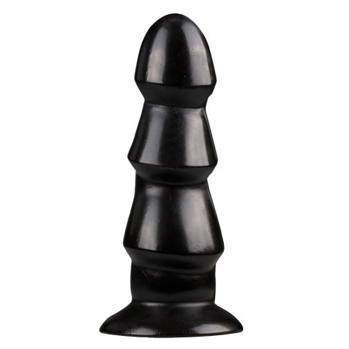 All Black - 3 Waves Dildo 17cm - Black photo