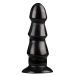 All Black - 3 Waves Dildo 17cm - Black photo-2