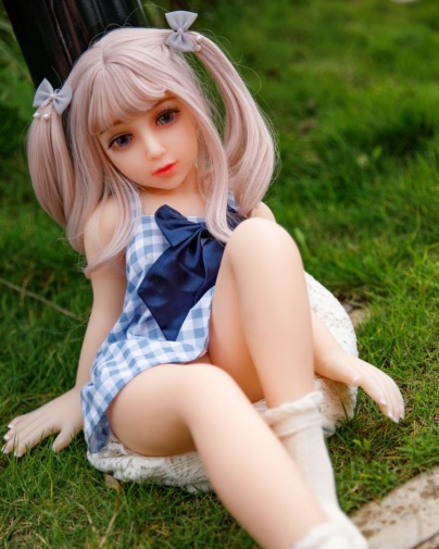 Kitty Mini Realistic Sex Doll, Small Breasts, Ultra Soft TPE 70 cm (2'3 ft)  photo
