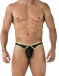 Cut4men - Point Thong - Black/Gold - L photo