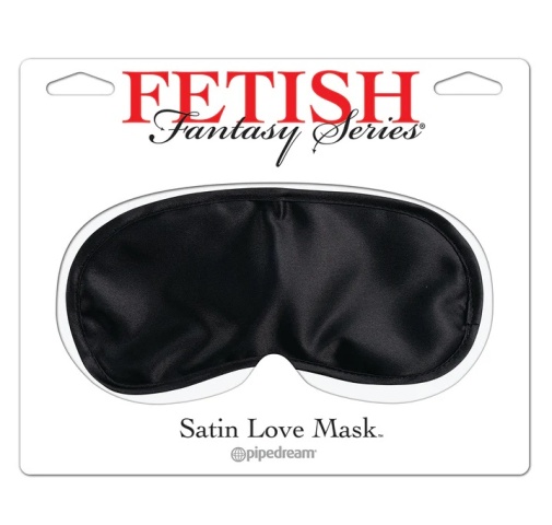 Fetish Fantasy - Satin Love 高質尼龍眼罩 - 黑色 照片
