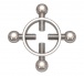 Chisa - 4-Point Squeezing Nipple Grips - Silver photo-3