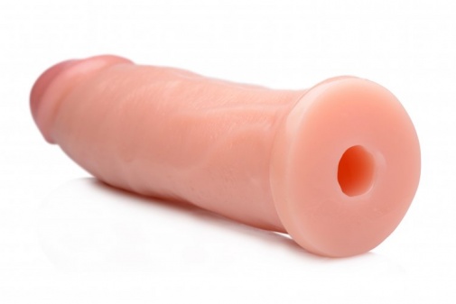 LoveBotz - 7" Cock Lock Dildo - Flesh photo