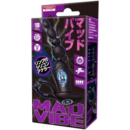 T-Best - Madvibe 前列腺按摩器 - 黑色 照片