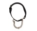 Chisa - Heart Collar w Chain - Black photo-3