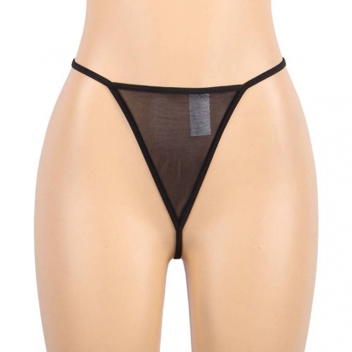 Ohyeah - Soft Sheer Babydoll - Black - M photo