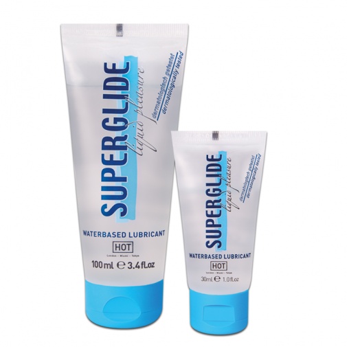Hot - Superglide Liquid Pleasure Lube - Water-Based - 30ml photo
