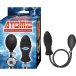 Nasstoys - Ribbed Inflantable Plug - Black 照片-4