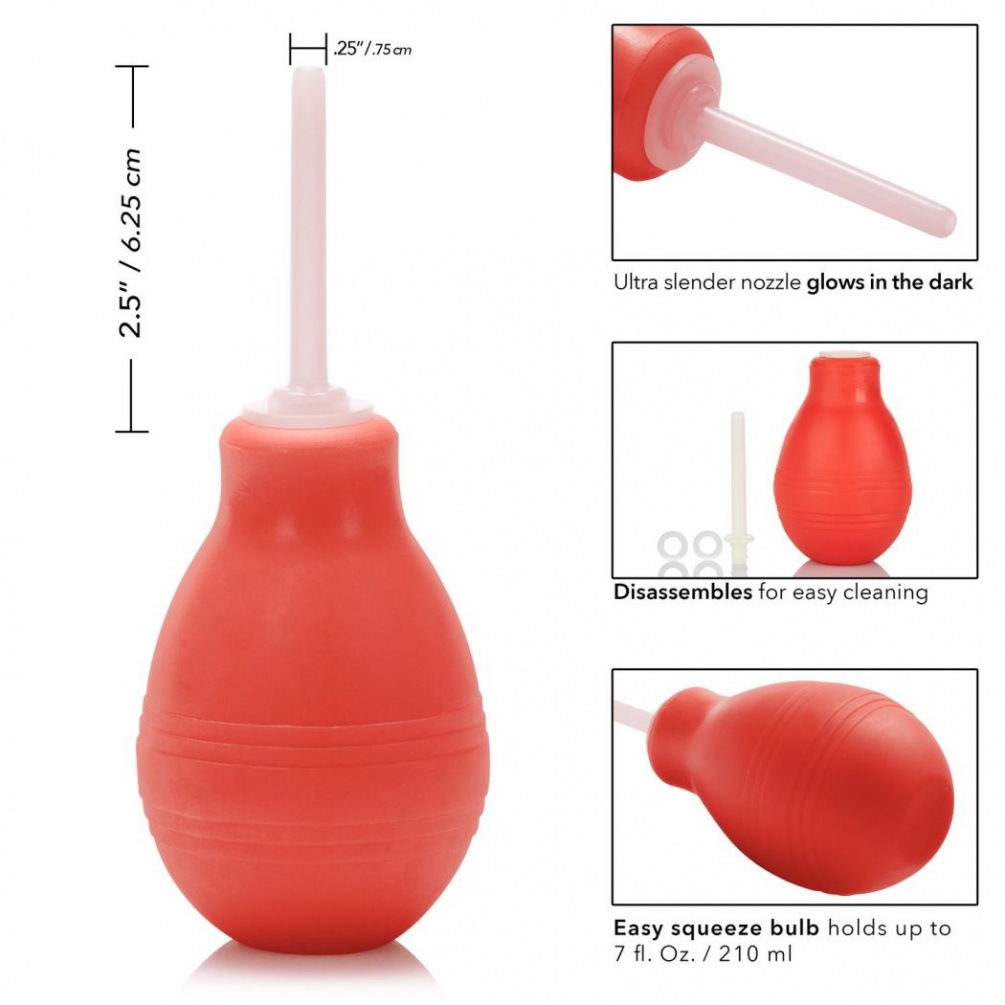 Keep yourself clean and freshwith the Anal Douche by CalExot... CEN - Anal Douche - Red photo-7