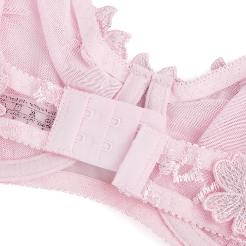 Ohyeah - Floral Bra Set - Pink - M photo