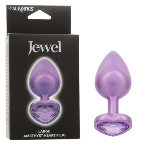 CEN - Jewel Heart Plug L - Amethyst 照片