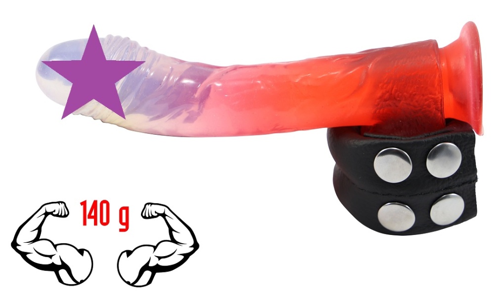 Weight made of soft leather filled with lead balls approx. 1... Kiotos - Strong Man Leather Stretcher 140g photo-2