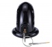 MT - Plastic Chastity Cage w Magic Lock - Black photo-6