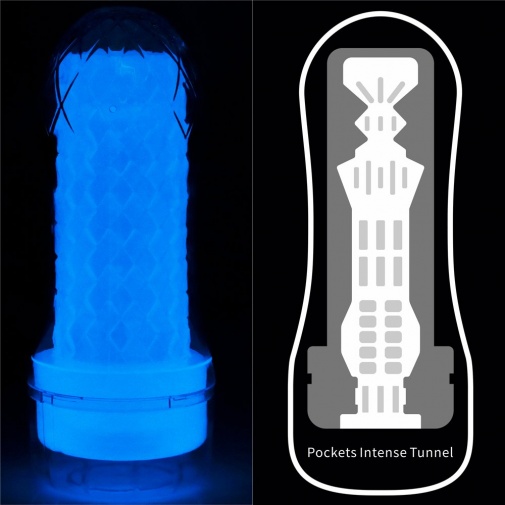 Lovetoy - Lumino Play Pocketed Masturbator - Clear photo