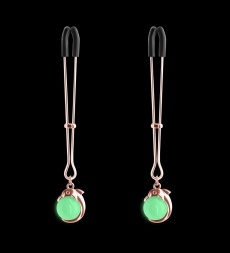 NS Novelties - Bound G1 Pearl Nipple Clamps - Gold photo