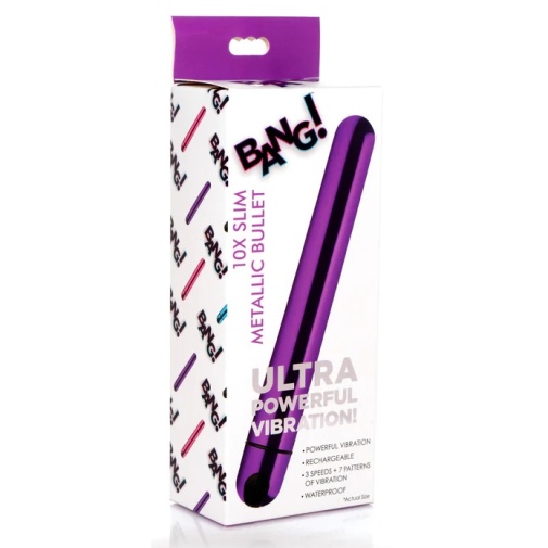 Bang! - 10X Slim Metal Bullet - Purple photo
