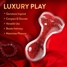 Oh My Gem - Lustre Butt Plug - Red photo