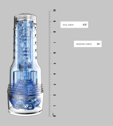 Fleshlight - Turbo Throttle 飛機杯 - 冰藍色 照片