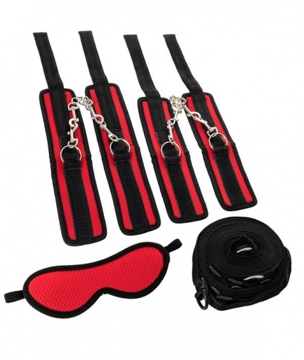 Anonymo - Bondage Set - Black/Red photo