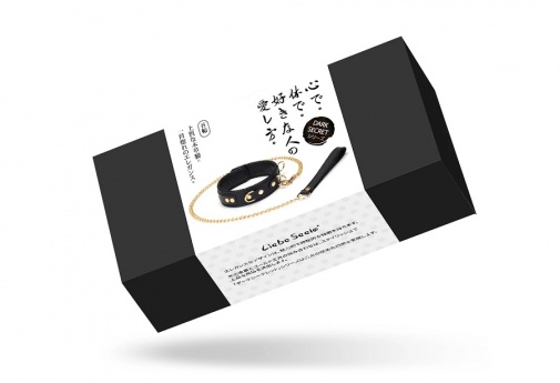 Liebe Seele - 皮制颈圈连牵带 - 黑色 照片