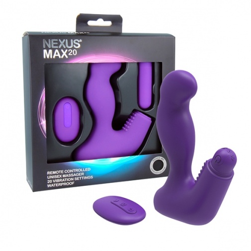 Nexus - Max 20 全性别震动器 - 紫色 照片