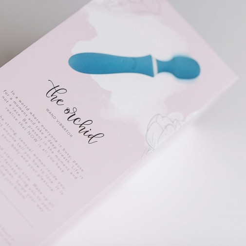 Bloom - Orchid Wand Vibrator - Blue photo