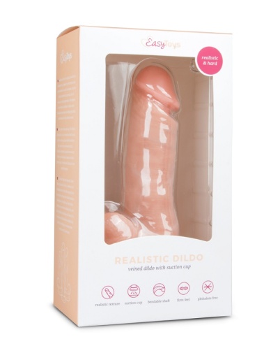 Easytoys - 仿真陽具 17.5cm - 肉色 照片