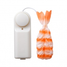 World Crafts - Sushi Shrimp Vibro Rotor - Orange photo