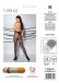 Passion - Tiopen 022 開襠絲襪 - 黑色/紅色 - 3/4 照片-6