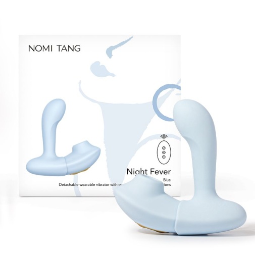 Nomi Tang - Night Fever 2in1 Vibrator - Blue 照片