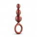 Anal Adventures Matrix - Beaded Loop Plug - Copper photo-3