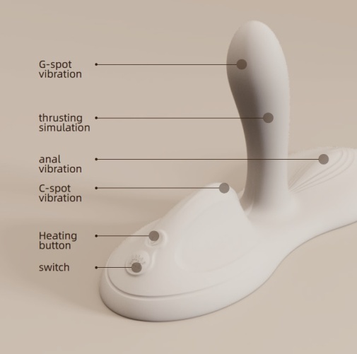 Zalo - Flora APP Vibro Pad - Ivory White photo