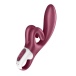 Satisfyer - 请轻抚我兔子震动棒 - 红色 照片
