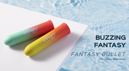 Honey Play Box - Fantasy Vibro Bullet - Green/Red photo