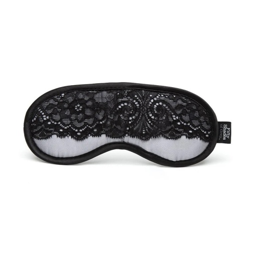 Fifty Shades of Grey - Satin & Lace Blindfold - Grey photo