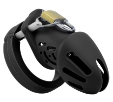 FAAK - Silicone Chastity Cage 114 - Black photo