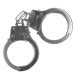 Ouch - Metal Hand Cuffs - Silver photo-4