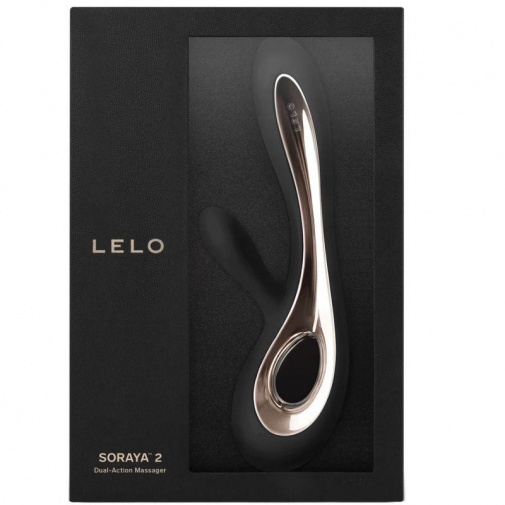 Lelo - Soraya 2 Rabbit Vibrator - Black photo