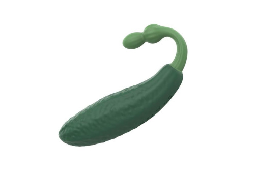 Olika - Cucumber Mini Vibrator - Green photo
