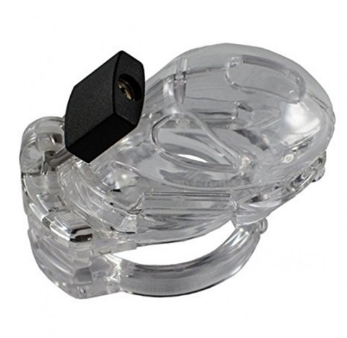 Locked in Lust - Vice Mini V2 Chasity Cage - Clear photo