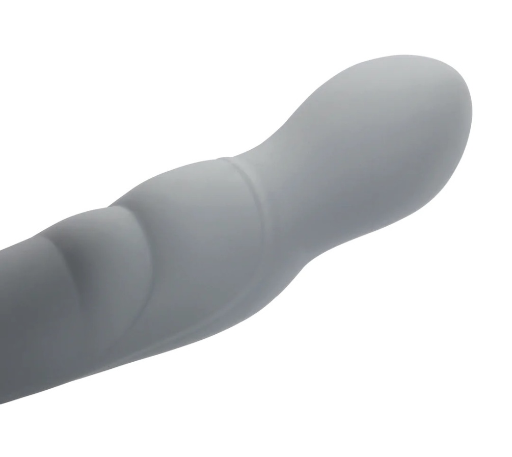 This rotation prostate stimulator with remote control is des... Loveline - Rotating Prostate Stimulator - Gotham Grey photo-5