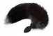 MT - Vibro Fox Tail Plug - Black photo-3