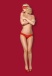 Obsessive - 822-SEA-3 內衣 2件套裝 - 紅色 - L/XL 照片-3