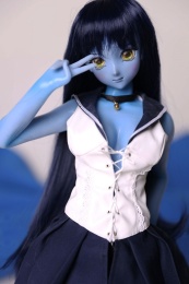 Sailor Moon Fantasy Mini Realistic Sex Doll, Blue Skin, Soft Silicone 60 cm (2 ft) photo