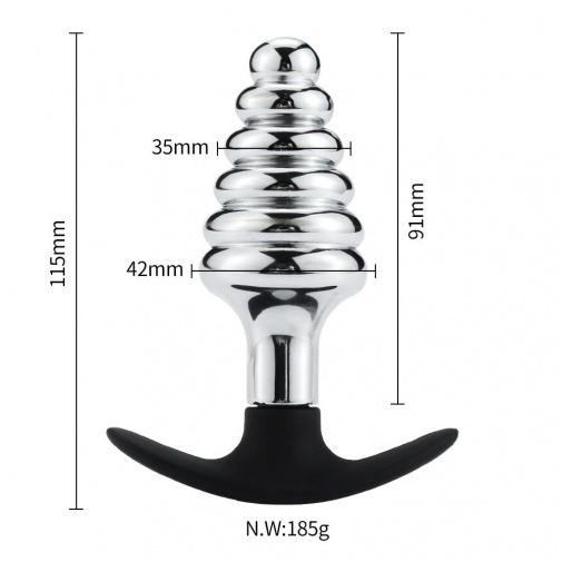 MT - Silicone Anchor Screwed Anal Plug photo