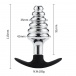 MT - Silicone Anchor Screwed Anal Plug photo-3